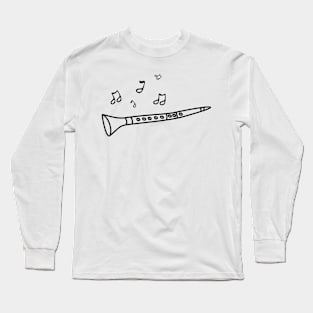 the clarinet musical instrument Long Sleeve T-Shirt